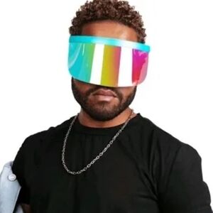 NWT Tipsy Elves Sorbet Sunrise Visor Sunglasses Eye Shield